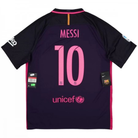 Nogometni Dres Barcelona Messi 10 2016-17 Retro Gostujući