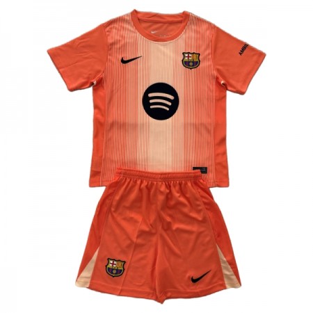 Dječji Nogometni Dres FC Barcelona Golmanski 2025-26 Naranča Dječji Nogometni Dres FC Barcelona Golmanski 2025-26 Naranča