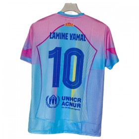 Nogometni Dres Barcelona Lamine Yamal 10 2025-26 Plava poseban