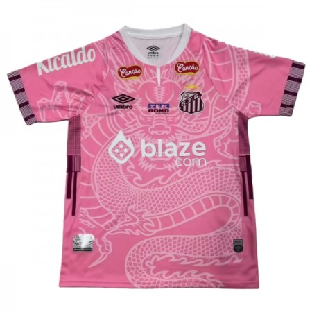 Nogometni Dres Santos FC Dragon 2025-26 Ružičasta Nogometni Dres Santos FC Dragon 2025-26 Ružičasta