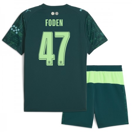 Dječji Nogometni Dres Manchester City Foden 47 EA Sport Četvrta 2025-26 Dječji Nogometni Dres Manchester City Foden 47 EA Sport Četvrta 2025-26