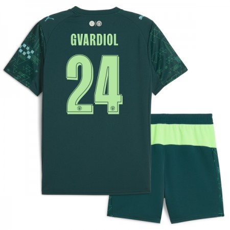 Dječji Nogometni Dres Manchester City Gvardiol 24 EA Sport Četvrta 2025-26 Dječji Nogometni Dres Manchester City Gvardiol 24 EA Sport Četvrta 2025-26