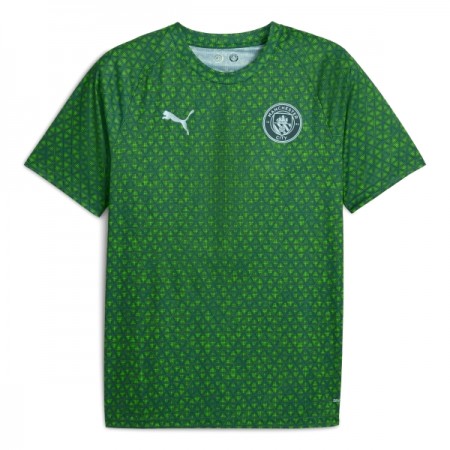 Nogometni Dres Manchester City Pre-Match 2025-26 Zelena Nogometni Dres Manchester City Pre-Match 2025-26 Zelena
