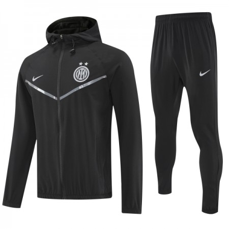 Inter Milan Trening Jakna Kapuljačom Komplet 2025-26 Crna Inter Milan Trening Jakna Kapuljačom Komplet 2025-26 Crna