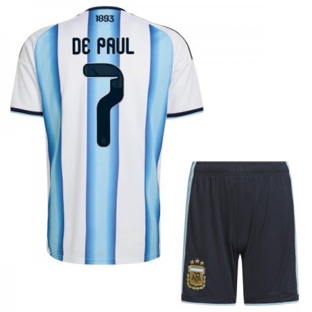 Dječji Nogometni Dres Argentina De Paul 7 Domaći SP 2026 Dječji Nogometni Dres Argentina De Paul 7 Domaći SP 2026