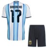 Dječji Nogometni Dres Argentina Garnacho 17 Domaći SP 2026 Dječji Nogometni Dres Argentina Garnacho 17 Domaći SP 2026