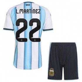 Dječji Nogometni Dres Argentina Lautaro Martinez 22 Domaći SP 2026