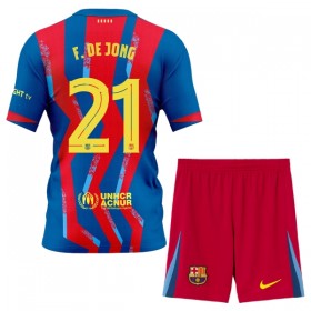 Dječji Nogometni Dres FC Barcelona F. De Jong 21 Četvrta 2025-26