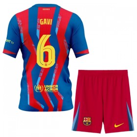 Dječji Nogometni Dres FC Barcelona Gavi 6 Četvrta 2025-26