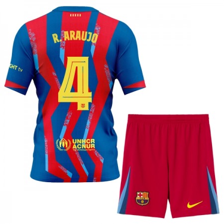 Dječji Nogometni Dres FC Barcelona R. Araujo 4 Četvrta 2025-26 Dječji Nogometni Dres FC Barcelona R. Araujo 4 Četvrta 2025-26