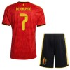 Dječji Nogometni Dres Belgija De Bruyne 7 Domaći SP 2026