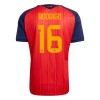 Nogometni Dres Španjolska Rodrigo 16 Domaći SP 2026 Nogometni Dres Španjolska Rodrigo 16 Domaći SP 2026