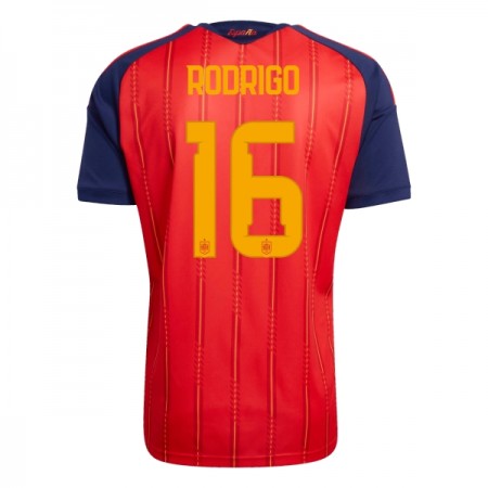 Nogometni Dres Španjolska Rodrigo 16 Domaći SP 2026 Nogometni Dres Španjolska Rodrigo 16 Domaći SP 2026