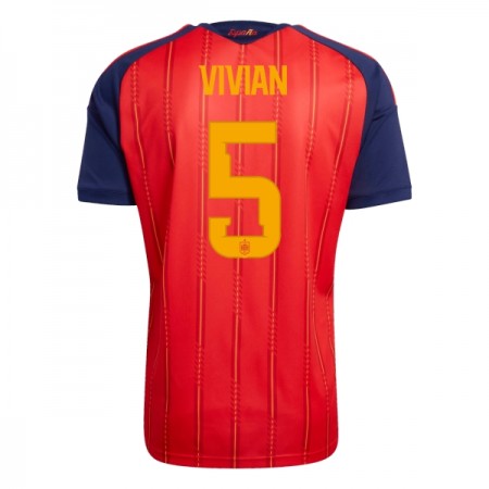 Nogometni Dres Španjolska Vivian 5 Domaći SP 2026