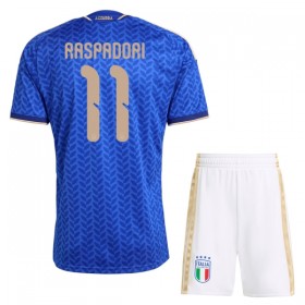 Dječji Nogometni Dres Italija Raspadori 11 Domaći SP 2026