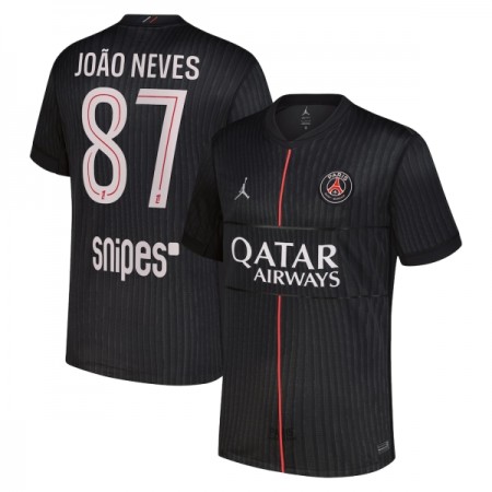 Nogometni Dres Paris Saint-Germain Joao Neves 87 Jordan Četvrta 2025-26 Nogometni Dres Paris Saint-Germain Joao Neves 87 Jordan Četvrta 2025-26