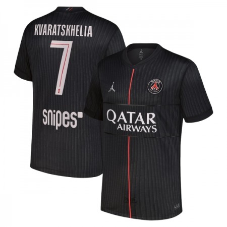 Nogometni Dres Paris Saint-Germain Kvaratskhelia 7 Jordan Četvrta 2025-26 Nogometni Dres Paris Saint-Germain Kvaratskhelia 7 Jordan Četvrta 2025-26