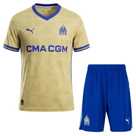 Dječji Nogometni Dres Olympique de Marseille Četvrta 2025-26 Dječji Nogometni Dres Olympique de Marseille Četvrta 2025-26