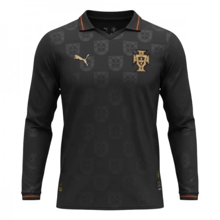Nogometni Dres Portugal Black Panther 2025-26 Dugim Rukavima Nogometni Dres Portugal Black Panther 2025-26 Dugim Rukavima