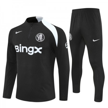 Chelsea Sweatshirt Za Trening Četvrt Zip 2025-26 Crna Chelsea Sweatshirt Za Trening Četvrt Zip 2025-26 Crna
