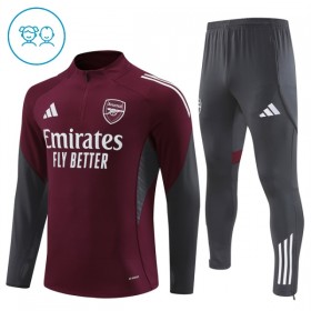 Dječji Arsenal Sweatshirt Za Trening Četvrt Zip 2025-26 Crvena