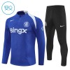 Dječji Chelsea Sweatshirt Za Trening Četvrt Zip 2025-26 Plava Dječji Chelsea Sweatshirt Za Trening Četvrt Zip 2025-26 Plava