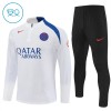 Dječji Paris Saint-Germain Sweatshirt Za Trening Četvrt Zip 2025-26 Bijela Dječji Paris Saint-Germain Sweatshirt Za Trening Četvrt Zip 2025-26 Bijela