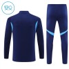 Dječji Real Madrid Sweatshirt Za Trening Četvrt Zip 2025-26 Navy