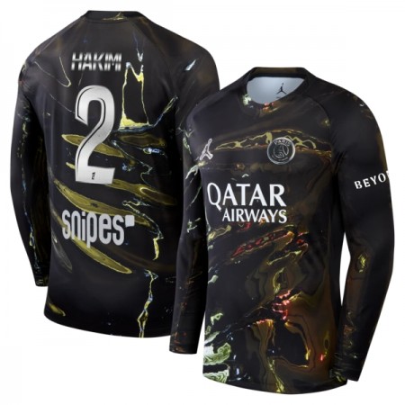 Nogometni Dres Paris Saint-Germain Hakimi 2 Night Edition 2025-26 Dugim Rukavima Nogometni Dres Paris Saint-Germain Hakimi 2 Night Edition 2025-26 Dugim Rukavima