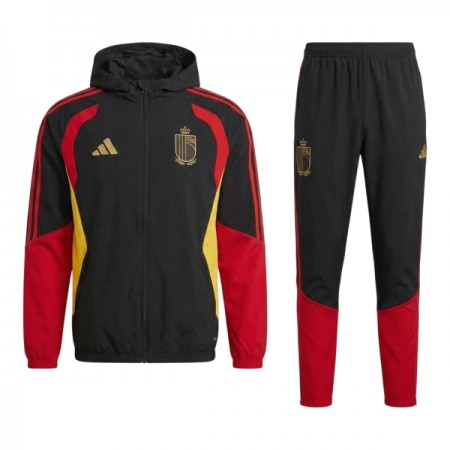 Belgija Trening Jakna Kapuljačom Komplet 2026-27 Crna Belgija Trening Jakna Kapuljačom Komplet 2026-27 Crna