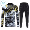 Dječji Real Madrid Marvel Sweatshirt Za Trening Četvrt Zip 2026-27 Crna