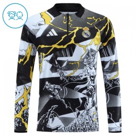 Dječji Real Madrid Marvel Sweatshirt Za Trening Četvrt Zip 2026-27 Crna