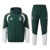 Italija Trening Jakna Kapuljačom Komplet 2026-27 Zelena Italija Trening Jakna Kapuljačom Komplet 2026-27 Zelena