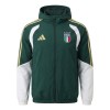 Italija Trening Jakna Kapuljačom Komplet 2026-27 Zelena