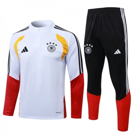Njemačka Sweatshirt Za Trening Četvrt Zip 2026-27 Bijela Njemačka Sweatshirt Za Trening Četvrt Zip 2026-27 Bijela