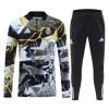 Real Madrid Marvel Sweatshirt Za Trening Četvrt Zip 2026-27 Crna