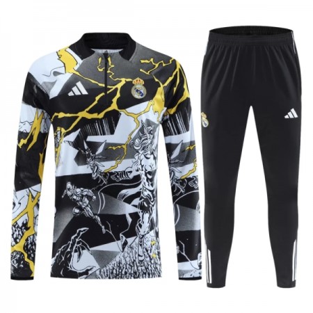 Real Madrid Marvel Sweatshirt Za Trening Četvrt Zip 2026-27 Crna