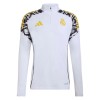 Real Madrid Sweatshirt Za Trening Četvrt Zip 2026-27 Bijela