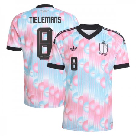 Nogometni Dres Belgija Tielemans 8 Gostujući SP 2026 Nogometni Dres Belgija Tielemans 8 Gostujući SP 2026