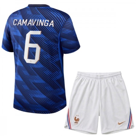 Dječji Nogometni Dres Francuska Camavinga 6 Domaći SP 2026 Dječji Nogometni Dres Francuska Camavinga 6 Domaći SP 2026