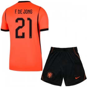 Dječji Nogometni Dres Nizozemska F. De Jong 21 Domaći SP 2026