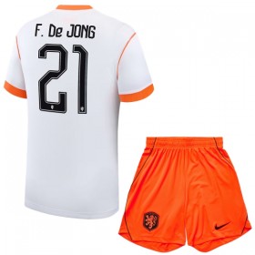 Dječji Nogometni Dres Nizozemska F. De Jong 21 Gostujući SP 2026