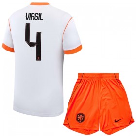 Dječji Nogometni Dres Nizozemska Virgil 4 Gostujući SP 2026