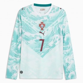 Nogometni Dres Portugal Ronaldo 7 Gostujući SP 2026 Dugim Rukavima
