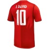 Nogometni Dres Kanada J. David 10 Domaći SP 2026 Nogometni Dres Kanada J. David 10 Domaći SP 2026