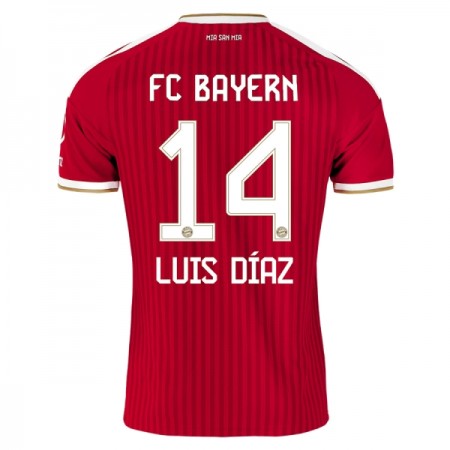 Nogometni Dres FC Bayern München Luis Diaz 14 Domaći 2026-27 Nogometni Dres FC Bayern München Luis Diaz 14 Domaći 2026-27