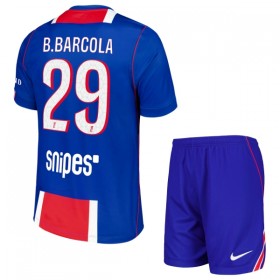 Dječji Nogometni Dres Paris Saint-Germain Bradley Barcola 29 Domaći 2026-27
