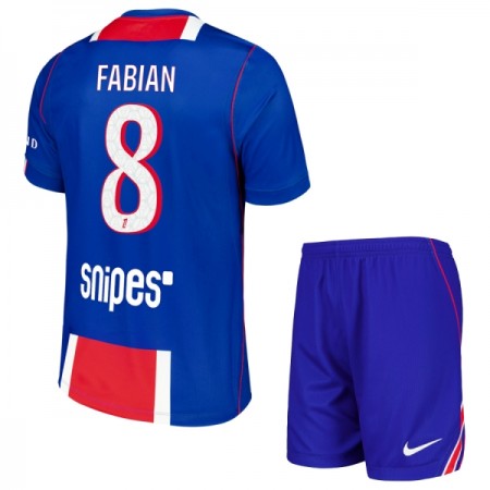 Dječji Nogometni Dres Paris Saint-Germain Fabian 8 Domaći 2026-27 Dječji Nogometni Dres Paris Saint-Germain Fabian 8 Domaći 2026-27