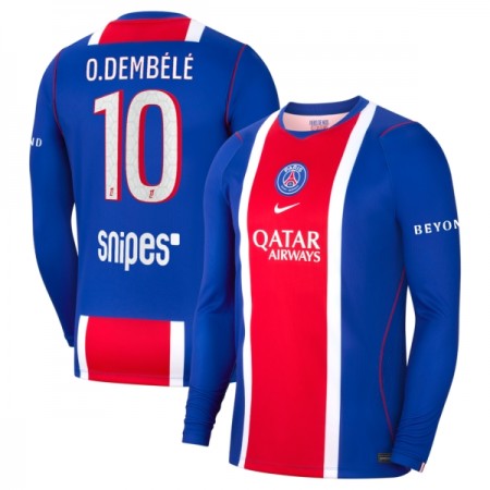 Nogometni Dres Paris Saint-Germain O. Dembele 10 Domaći 2026-27 Dugim Rukavima