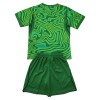 Dječji Nogometni Dres Brazil Golmanski Domaći SP 2026 Zelena